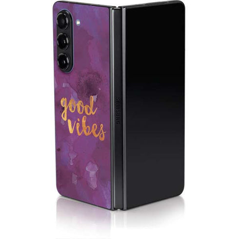 Good Vibes Galaxy Z Fold5 5G Skin